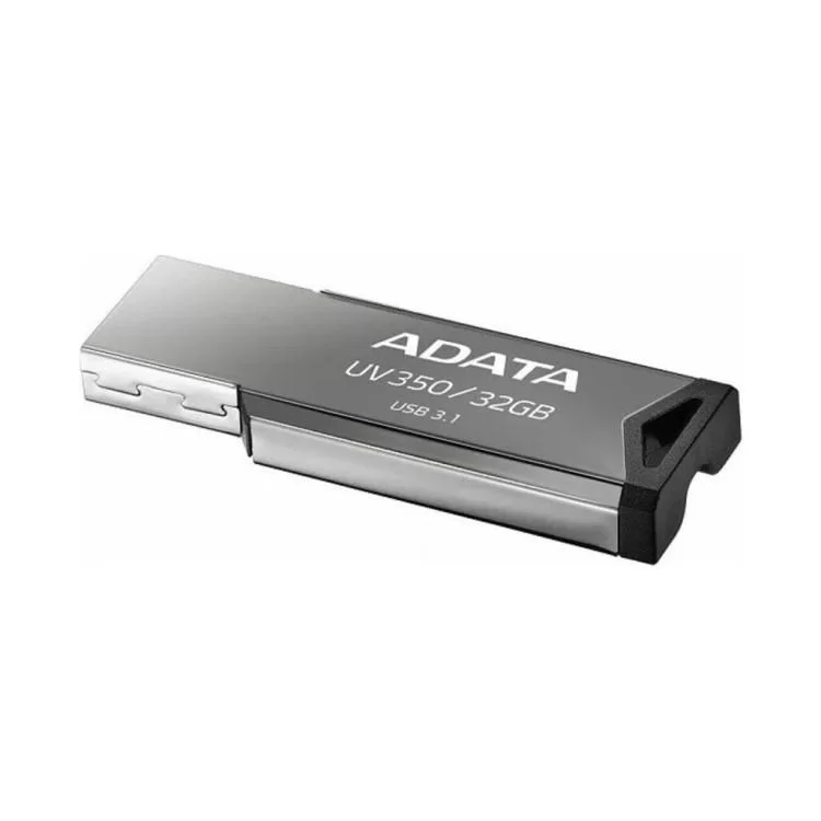 продаємо USB флеш накопичувач ADATA 32GB UV350 Metallic USB 3.2 (AUV350-32G-RBK) в Україні - фото 4