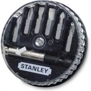 Набор бит Stanley биты Sl, Ph, Pz 7шт. + магнитный держатель (1-68-737)