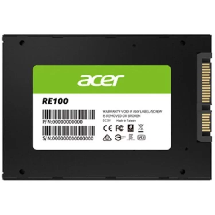 Накопичувач SSD 2.5" 128GB RE100 Acer (BL.9BWWA.106) ціна 990грн - фотографія 2