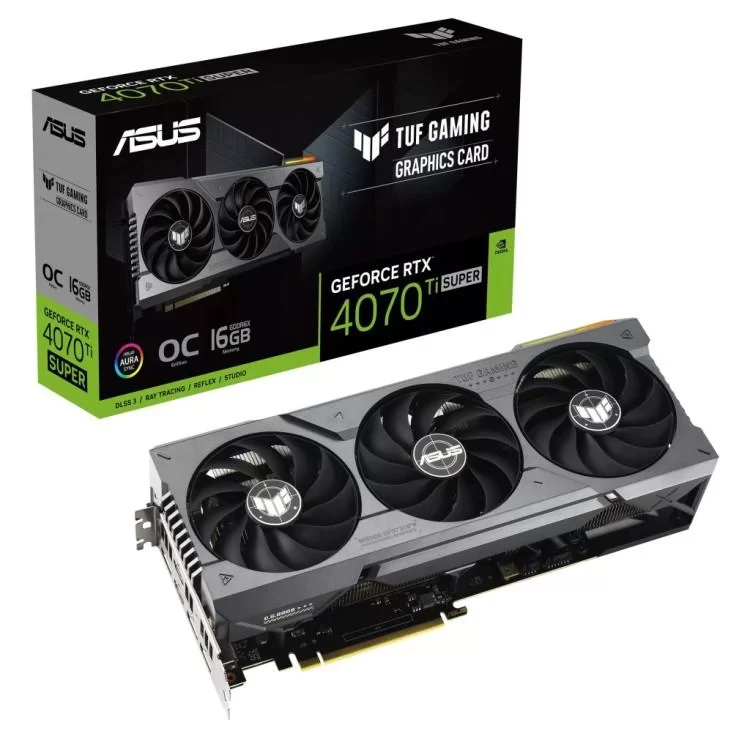 Відеокарта ASUS GeForce RTX4070Ti SUPER 16Gb TUF OC GAMING (TUF-RTX4070TIS-O16G-GAMING) - фото 11