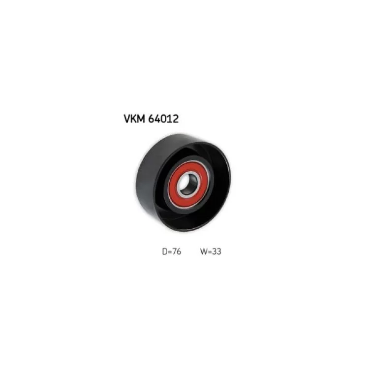 Ролик натягувача ременя SKF VKM 64012 ціна 597грн - фотографія 2