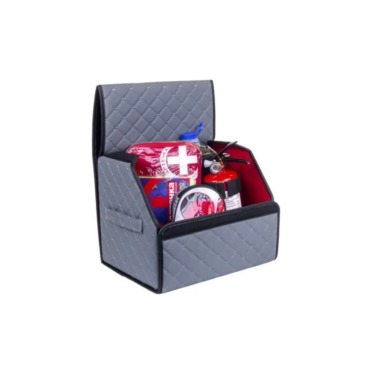 Сумка-органайзер EVAtech ECO S 30x30x35 см серая с серой нитью (EHECESGGBR) - фотография 2