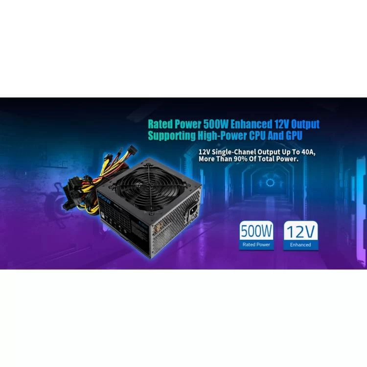 Блок питания PcCooler 500W (HW500-NP) характеристики - фотография 7