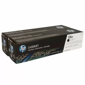 Картридж HP CLJ  126A Black Dual Pack, для CP1025 (CE310AD)