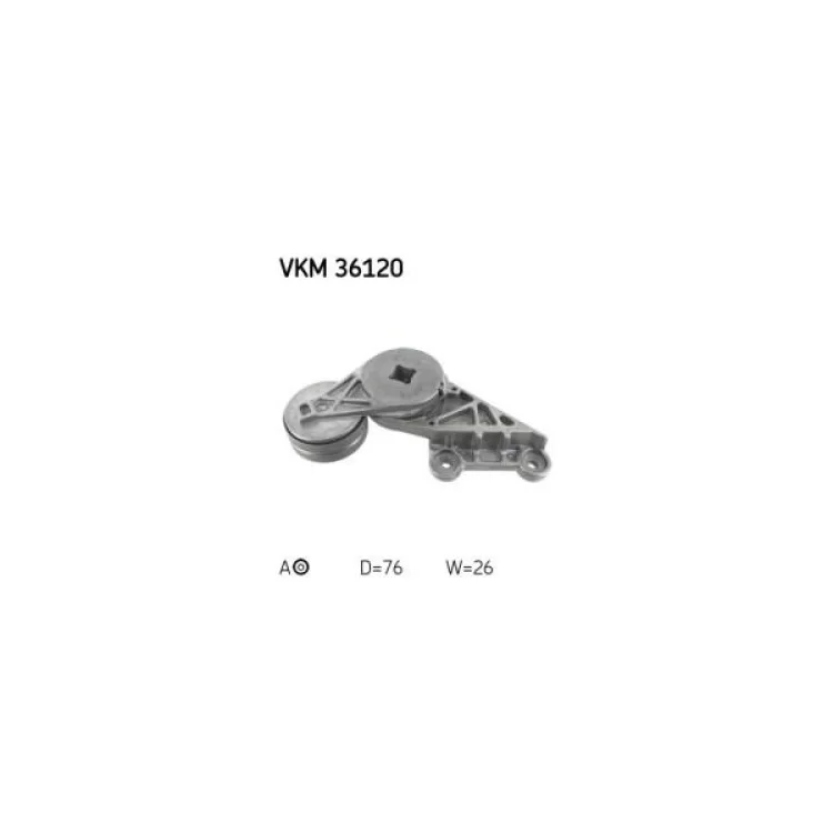 Натяжитель ремня с роликом SKF VKM 36120