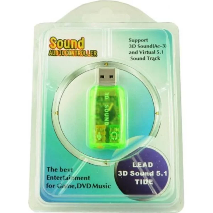 в продаже Звуковая плата Atcom USB-sound card (5.1) 3D sound (Windows 7 ready) (7807) - фото 3