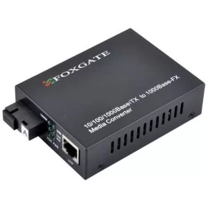 Медиаконвертер EC-Q-1G-1SM-1550nm-20 FoxGate