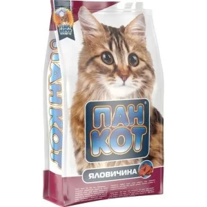 Сухий корм для кішок Пан Кот Яловичина 400 г (4820111140374)