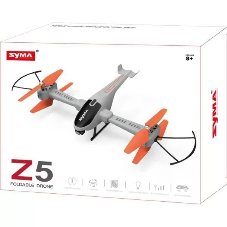 Радіокерована іграшка Syma Квадрокоптер Z5 з 2.4 ГГц керуванням та складною конструкцією 33 см (Z5) - фото 12