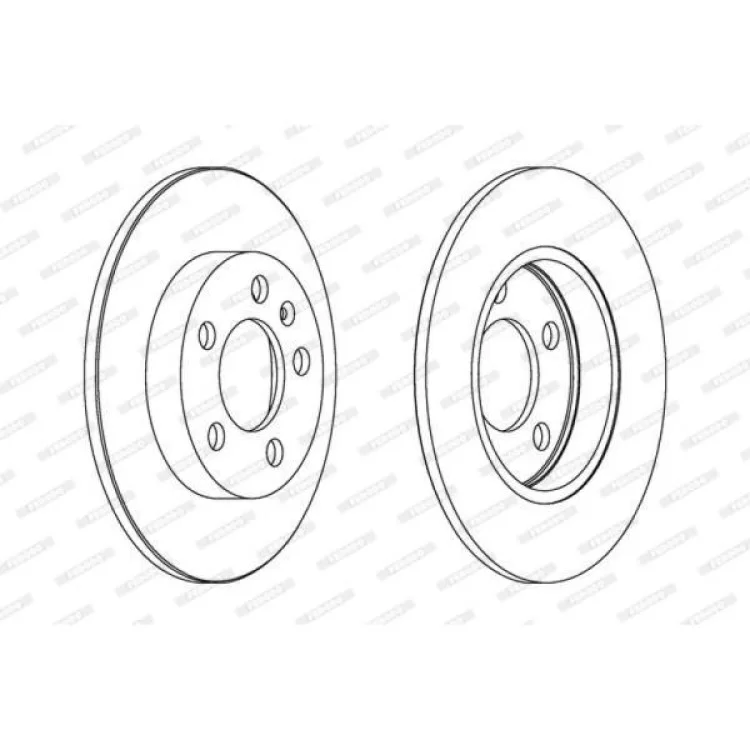 Тормозной диск FERODO DDF1155
