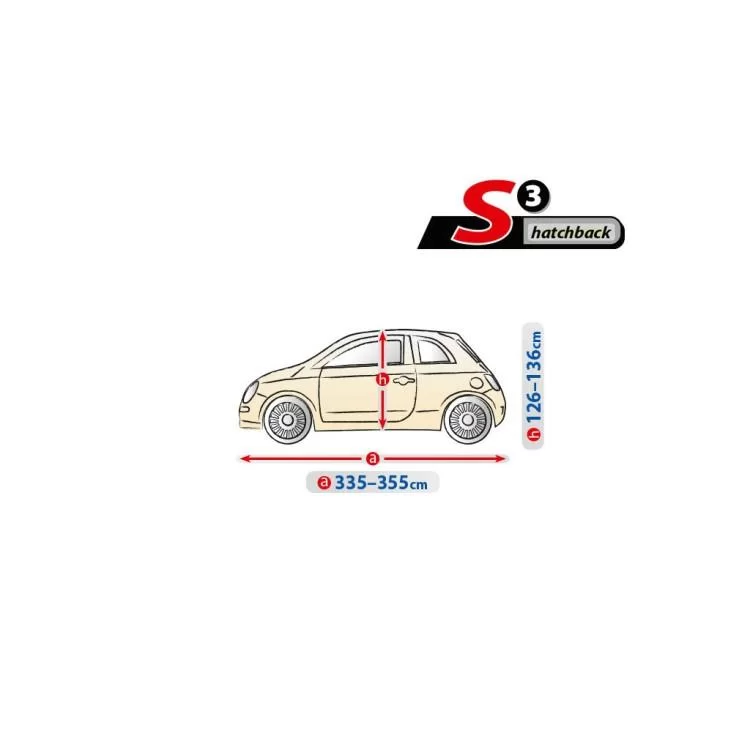 продаем Тент автомобильный Kegel-Blazusiak "Optimal Garage" S3 hatchback (5-4312-241-2092) в Украине - фото 4