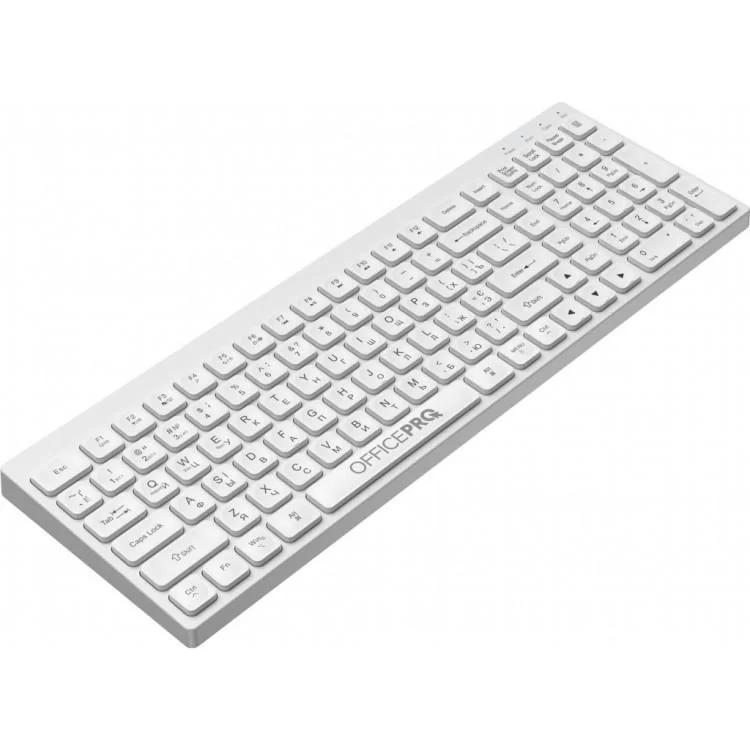 в продаже Клавиатура OfficePro SK985W Wireless/Bluetooth White (SK985W) - фото 3
