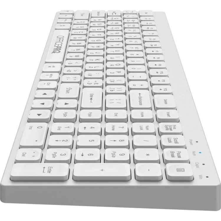 Клавиатура OfficePro SK985W Wireless/Bluetooth White (SK985W) отзывы - изображение 5