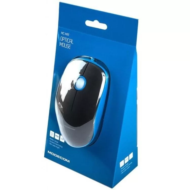 Мишка Modecom MC-M111 USB Blue-Black (M-MC-M111-140) відгуки - зображення 5