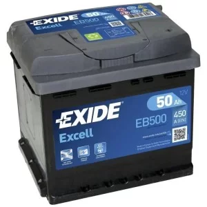 Акумулятор автомобільний EXIDE EXCELL 50A (EB500)
