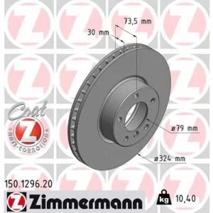 Тормозной диск ZIMMERMANN 150.1296.20