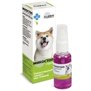 Спрей для тварин ProVET Мікостоп протигрибковий для котів та собак 30 мл (4820150200312)