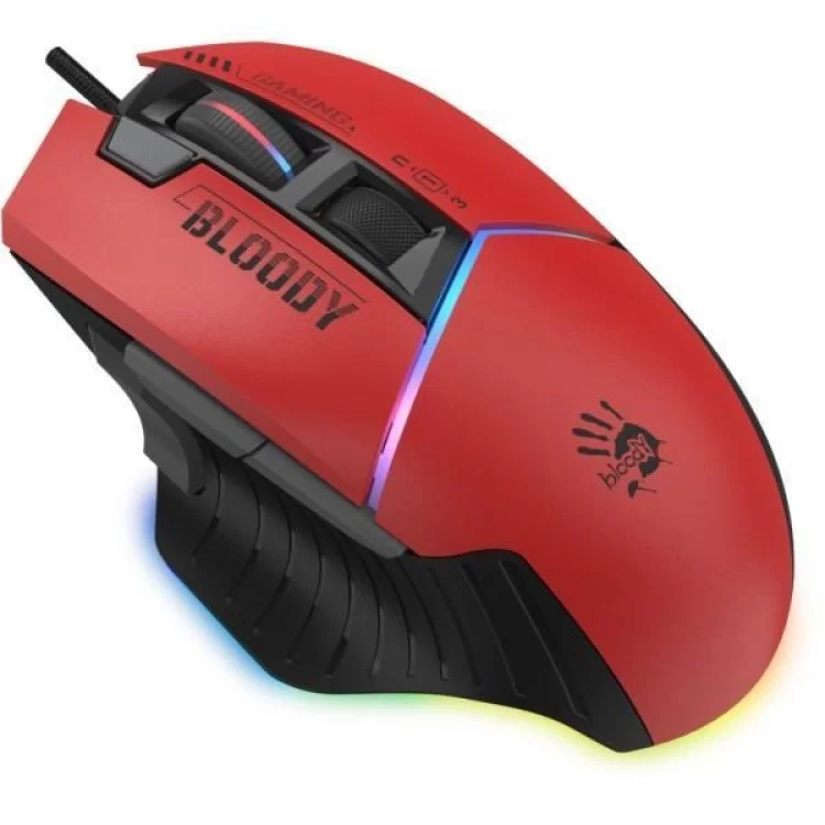 в продажу Мишка A4Tech Bloody W95 Max RGB Activated USB Sports Red (Bloody W95 Max Sports Red) - фото 3