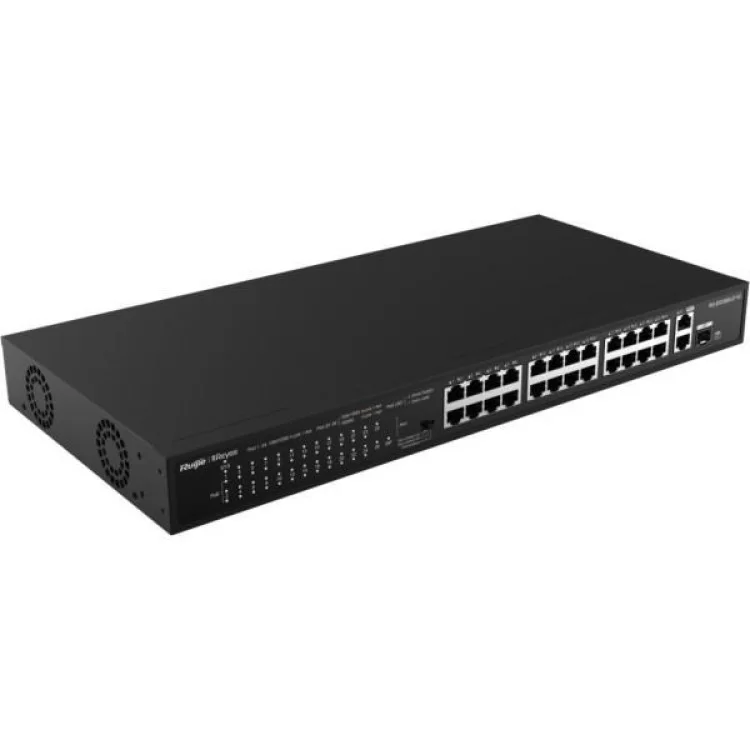 Комутатор мережевий Ruijie Networks RG-ES126S-P V2 ціна 29 806грн - фотографія 2