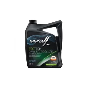Моторное масло Wolf ECOTECH 0W16 SP/RC G6 XFE 5л (1047250)