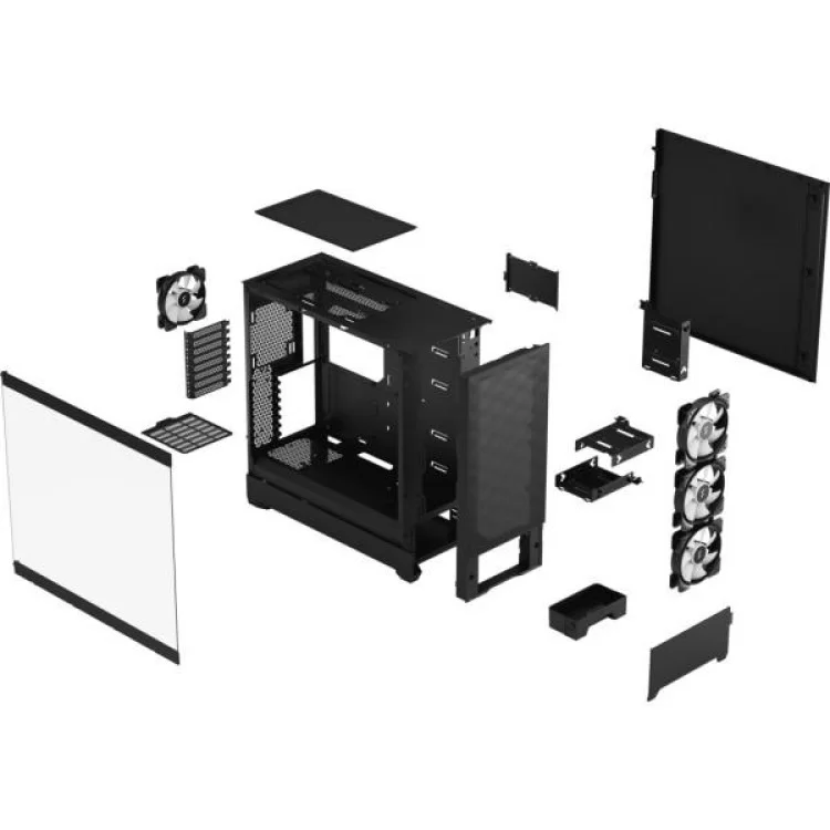 Корпус Fractal Design Pop XL Air RGB Black TG Clear (FD-C-POR1X-06) - фото 12