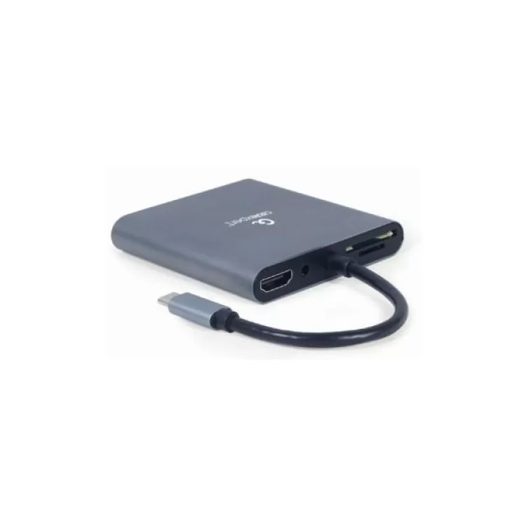 Концентратор Cablexpert USB-C 6-in-1 (Hub3.1/HDMI/VGA/PD/card-reader/audio) (A-CM-COMBO6-01) цена 1 118грн - фотография 2