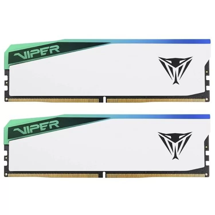 Модуль памяти для компьютера DDR5 32GB (2x16GB) 6200 MHz Viper Elite 5 RGB Patriot (PVER532G62C42KW)