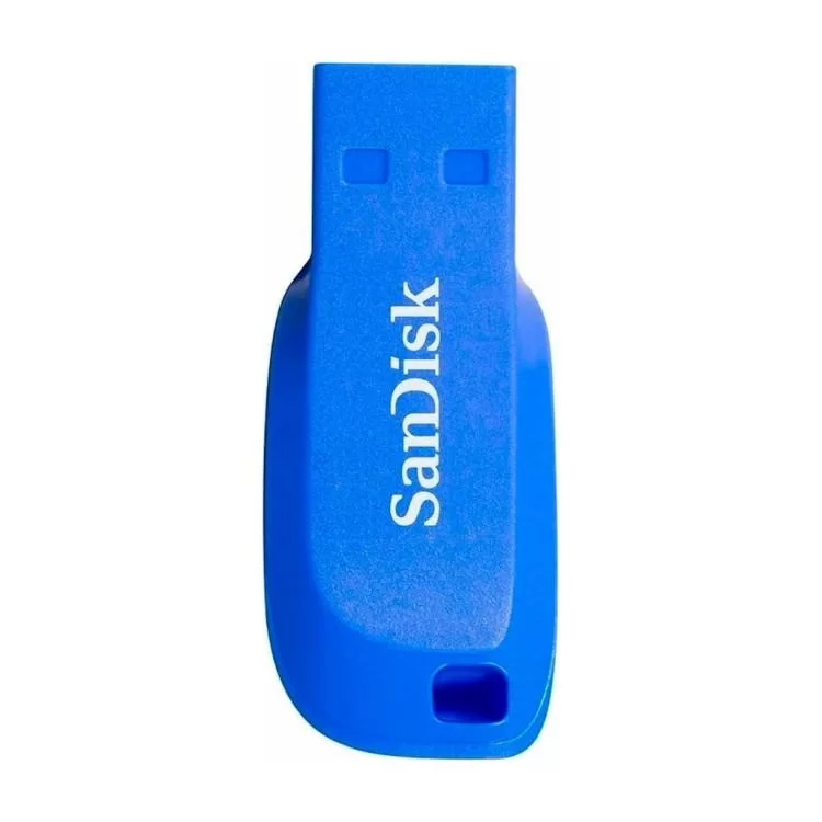 USB флеш накопичувач SanDisk 32GB Cruzer Blade Electric Blue USB 2.0 (SDCZ50C-032G-B35BE) ціна 395грн - фотографія 2