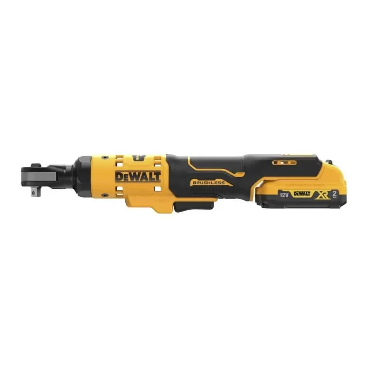 Гайковерт DeWALT кутовий, 12V XR Li-lon 2Ач, безщітковий, 54 Нм, сумка (DCF504D1) - фотографія 2