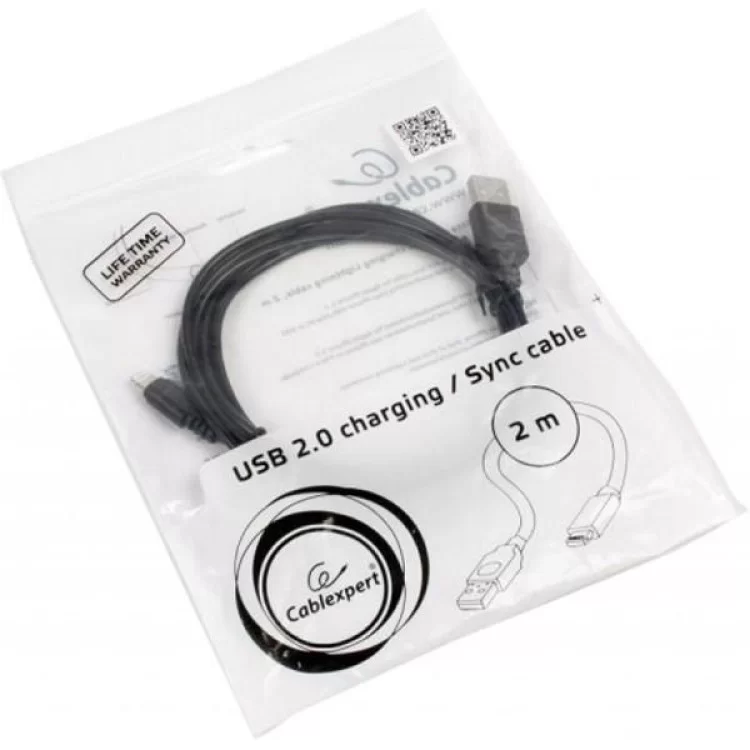 продаємо Дата кабель USB 2.0 AM to Lightning 2.0m Cablexpert (CC-USB2-AMLM-2M) в Україні - фото 4