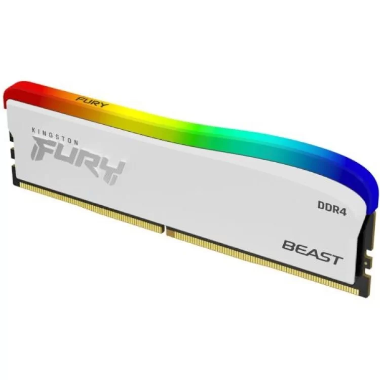 в продажу Модуль пам'яті для комп'ютера DDR4 8GB 3200 MHz Beast White RGB SE Kingston Fury (ex.HyperX) (KF432C16BWA/8) - фото 3