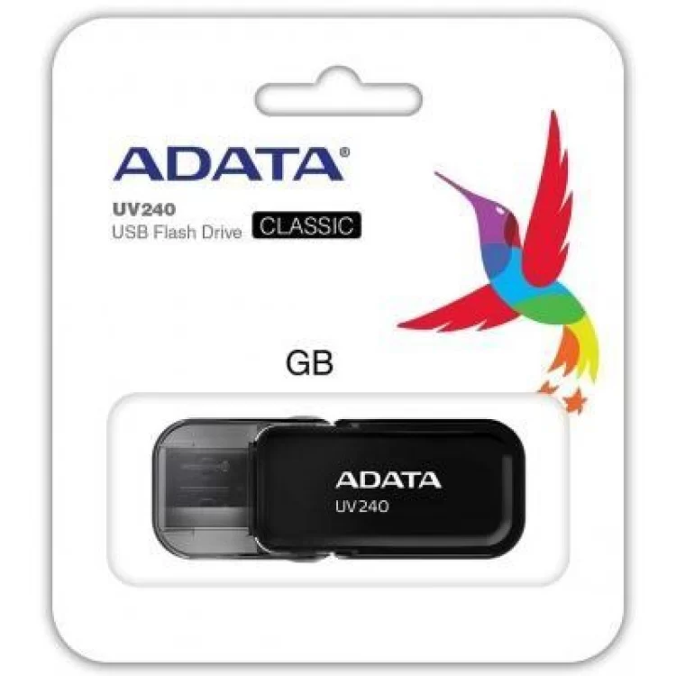 в продаже USB флеш накопитель ADATA 32GB UV240 Black USB 2.0 (AUV240-32G-RBK) - фото 3