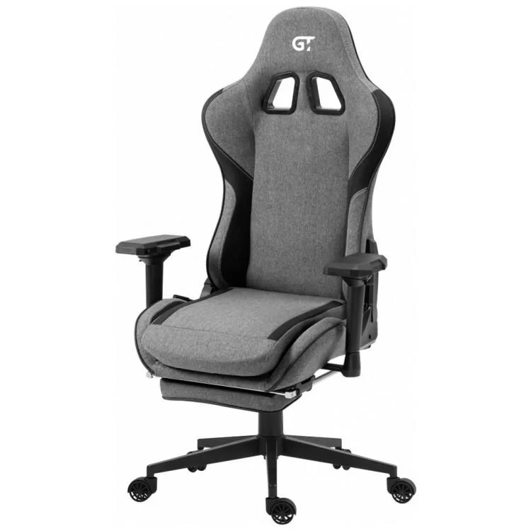 Крісло ігрове GT Racer X-2308 Gray/Black (X-2308 Fabric Gray/Black) характеристики - фотографія 7