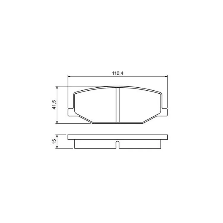 Тормозные колодки Bosch 0 986 460 935