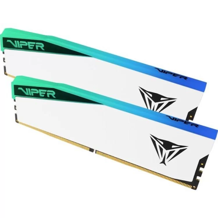 Модуль пам'яті для комп'ютера DDR5 64GB (2x32GB) 6200 MHz Viper Elite 5 RGB Patriot (PVER564G62C42KW) ціна 14 250грн - фотографія 2