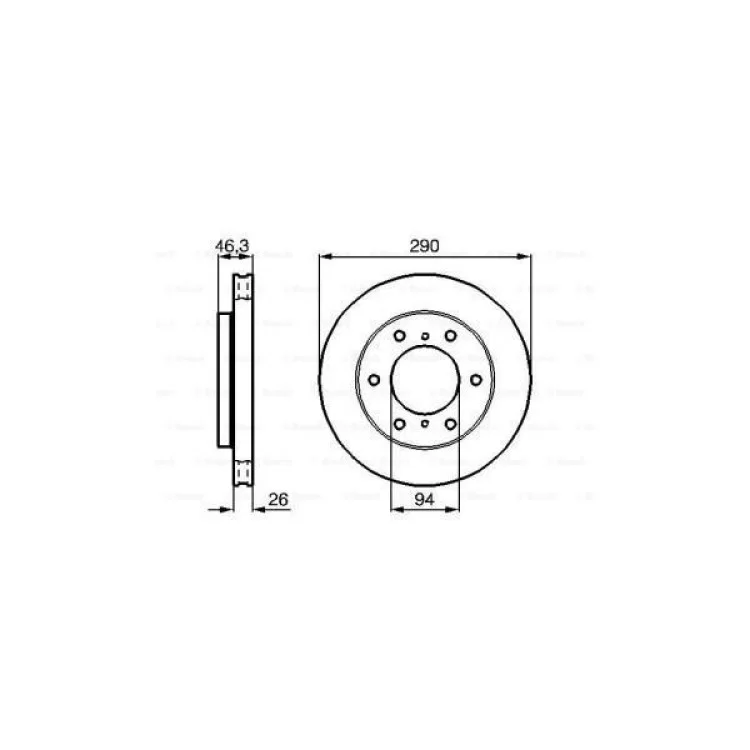 Гальмівний диск Bosch 0 986 478 990 відгуки - зображення 5
