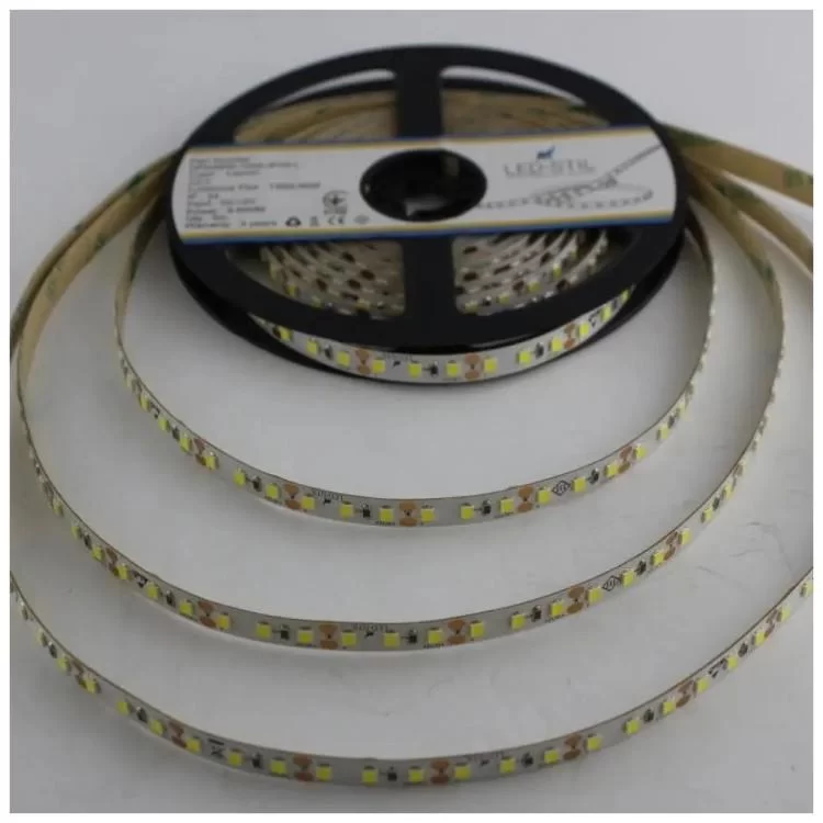 Светодиодная лента LED-STIL 9,6 Вт/м 2835 120 діодів IP33 12 Вольт 70 lm ЛИМОННИЙ (DFN2835-120A-IP33-L) цена 1 440грн - фотография 2