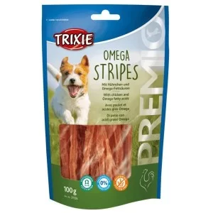 Лакомство для собак Trixie Premio Omega Stripes курица 100 г (4011905315362)