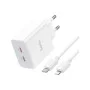 Зарядний пристрій HOCO C108A charger set (C to iP) White (6931474784445)