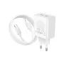 Зарядний пристрій HOCO C108A charger set (C to iP) White (6931474784445)