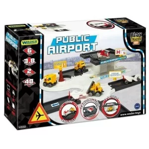 Игровой набор Wader Play Tracks City – аэропорт (53550)