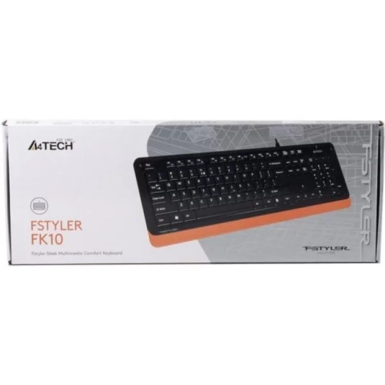 Клавіатура A4Tech FK10 Orange - фото 11