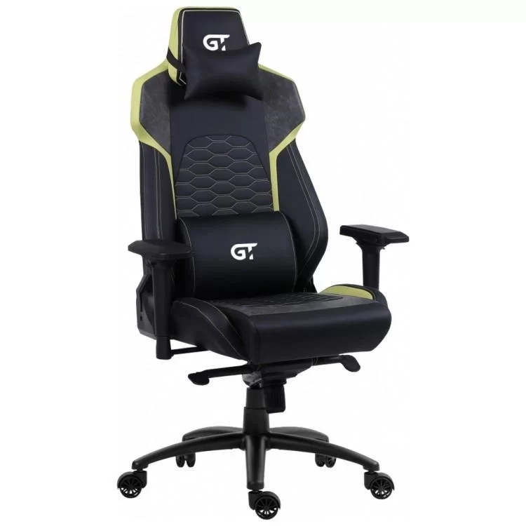 Кресло игровое GT Racer X-8702 Black/Gray/Mint цена 14 108грн - фотография 2