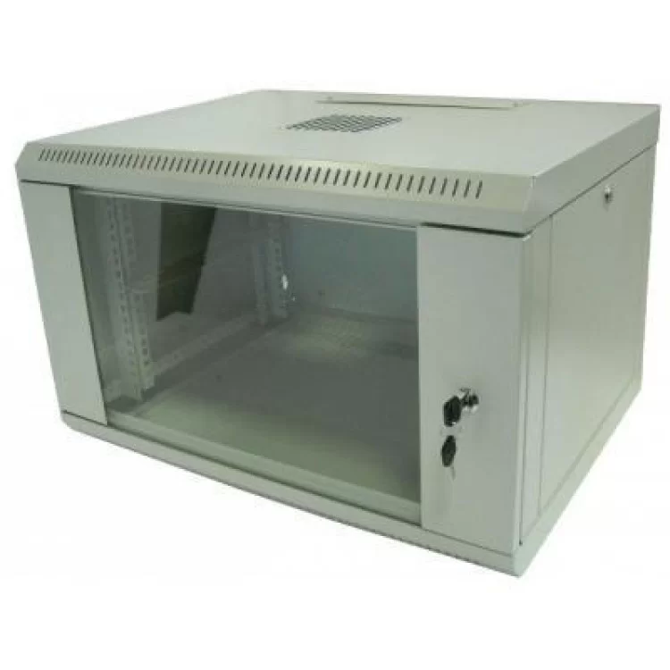 Шафа настінна Hypernet 6U 19" 600х600 (WMNC66-6U-FLAT) ціна 8 772грн - фотографія 2