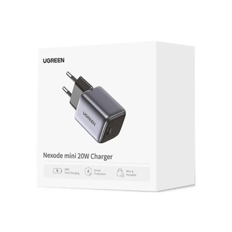 Зарядное устройство Ugreen 20W USB C PD Nexode mini Charger CD318 (90664) цена 798грн - фотография 2