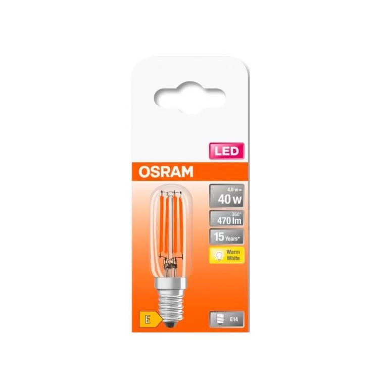 в продаже Лампочка Osram LED T26 40 4W/827 230V FIL E14 (4058075432932) - фото 3