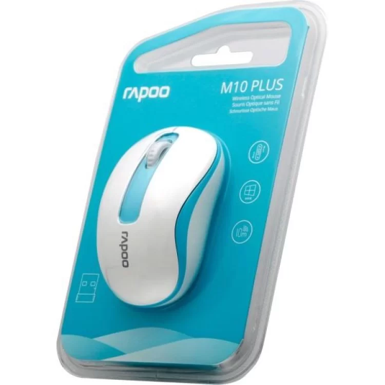 Мишка Rapoo M10 Plus Blue відгуки - зображення 5