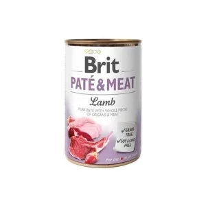 Консерви для собак Brit Pate and Meat зі смаком ягняти 400 г (8595602525195)