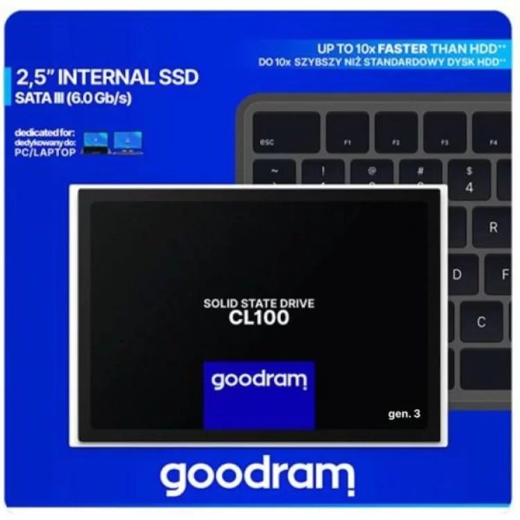 продаємо Накопичувач SSD 2.5" 480GB Goodram (SSDPR-CL100-480-G3) в Україні - фото 4