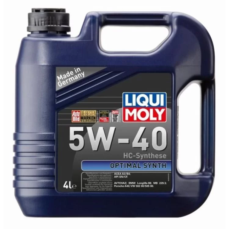 Моторна олива Liqui Moly Optimal Synth 5W-40 4л (LQ 3926) Моторна олива Liqui Moly Optimal Synth 5W-40 4л (LQ 3926)